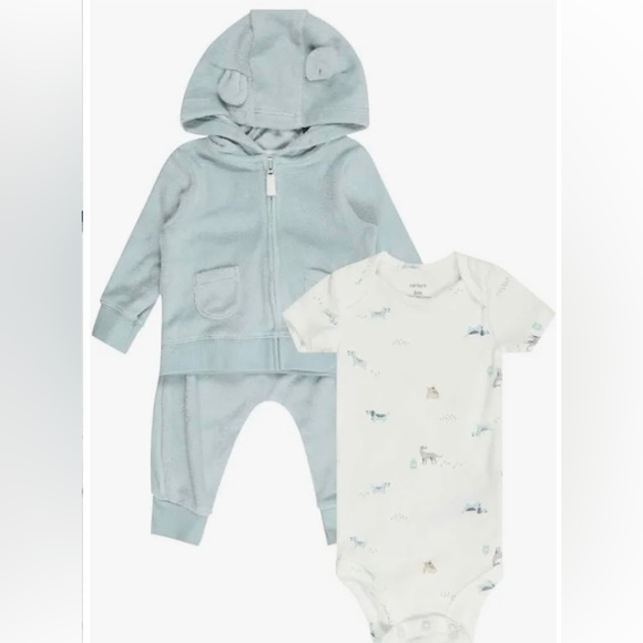 NWT Baby’s 3 piece outfit for Newborn by Carter’s - Picture 2 of 5
